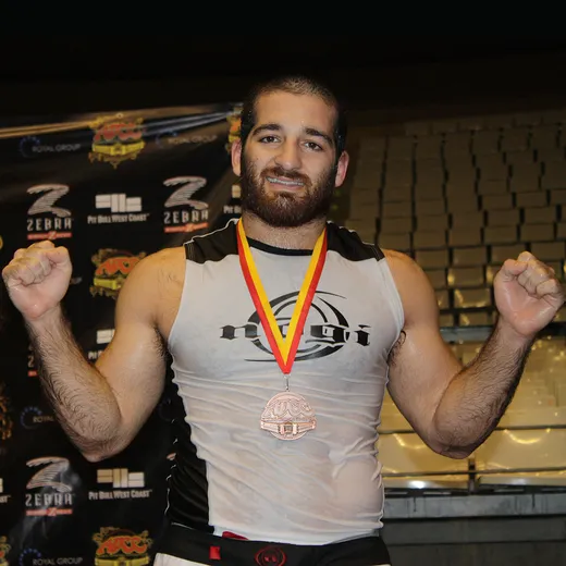 David Avellan with his 2009 ADCC bronze medal